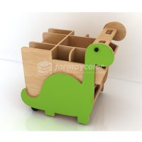 CARRO PORTA MATERIALES DINUSAURIO