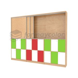 ESTANTE FRANELÓGRAFO DE CORCHO PARA TV